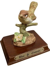 Leonardo Wren Bird Figurine on