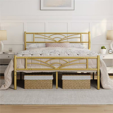 Single Metal Bed Frame with