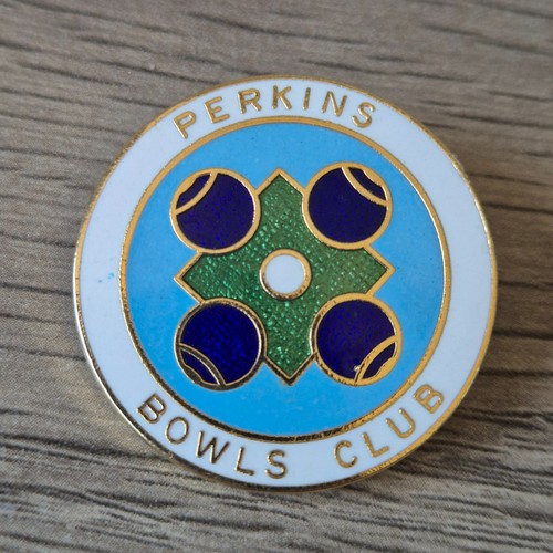 Perkins bowls club enamel - perkins,