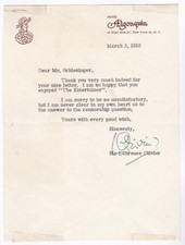 Sir Laurence Olivier Signed