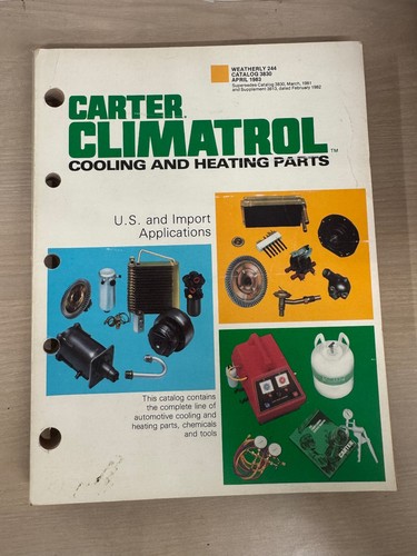 Carter climatrol cooling - climatrol,