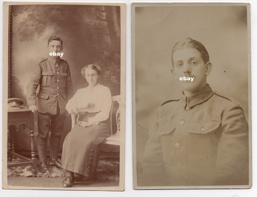 Two military postcards ww1 - two,
