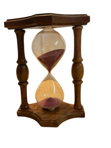 Sand timer hourglass - 11"sand, wood