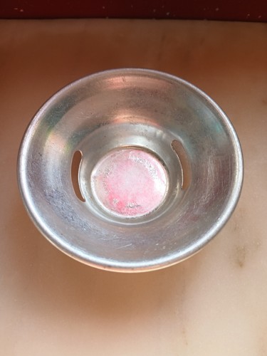 Vintage aluminium nutbrown egg - vintage,