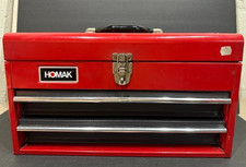 Vtg. Red Homak 18" Toolbox