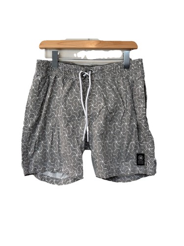 Crosshatch grey patterned swim - crosshatch,