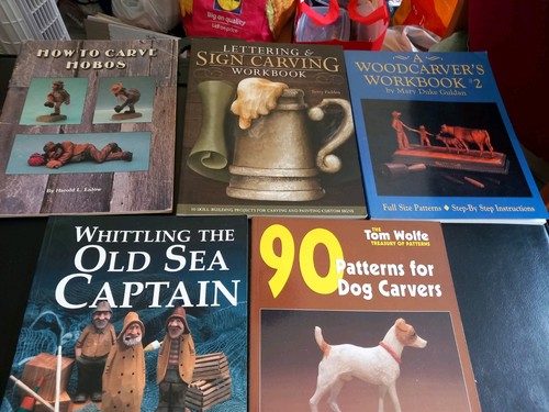 Wood carving books bundle - wood,