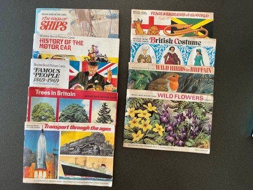 Brooke bond tea cards - cards, in