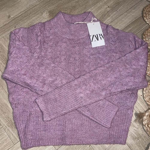 Zara pink cable knitted - cable,