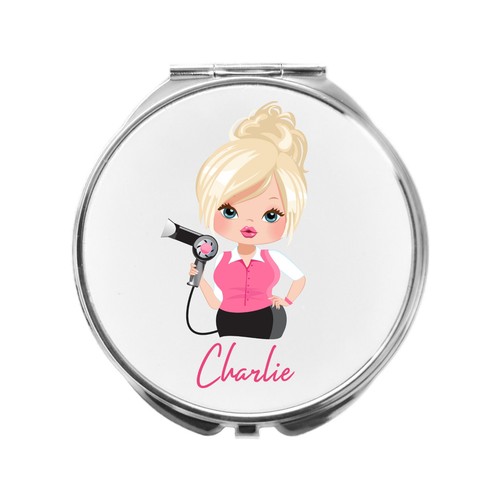 Personalised compact mirror - compact,