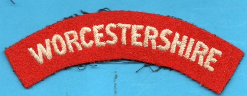 Worcestershire regt battle - -,
