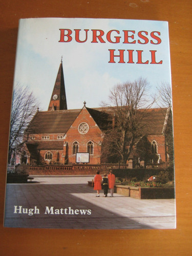 Hardback book burgess hill - book, on
