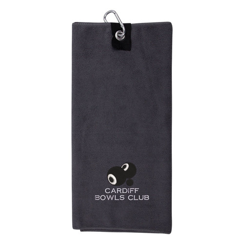Lawn bowls towel microfibre - lawn,