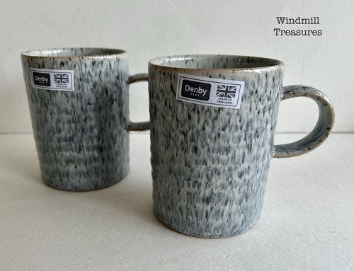 Pair denby halo ridged speckle - halo,