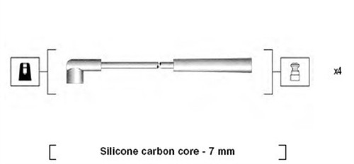 Ignition cable kit - ignition, for