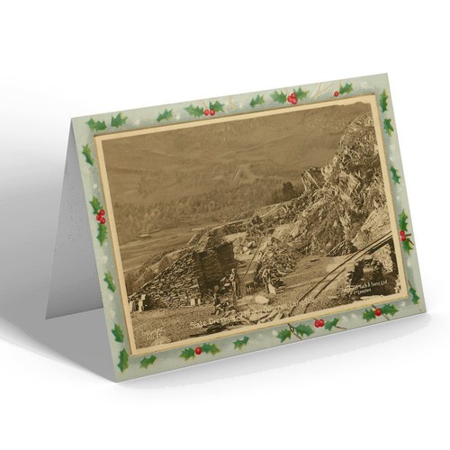 Xmas notelet vintage - xmas,
