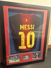 Lionel Messi Signed Barcelona