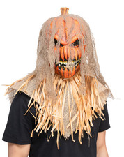 Pumpkin Scarecrow Mask Adults