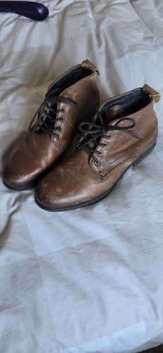 Mens bertie boots - 9, brown