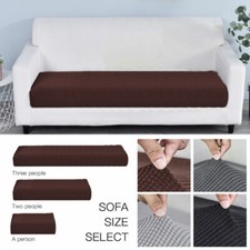 1/2/3 Seater Replacement Sofa Seat Cushion Covers Stretch Couch Protector