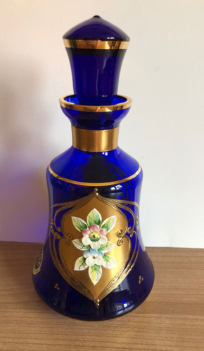 Bohemia cobalt blue enamel