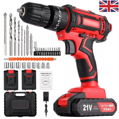 21v cordless hammer drill set - cordless,