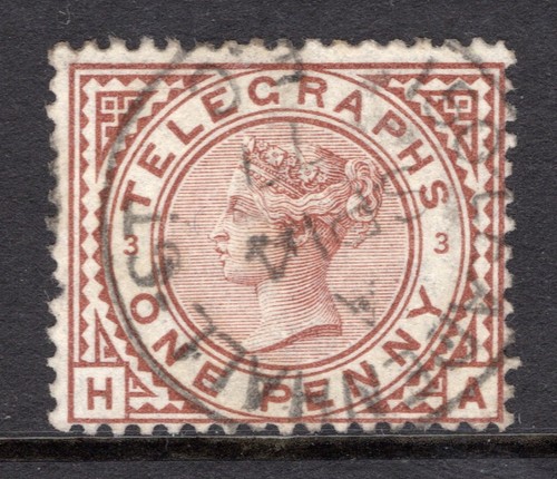 1876 red brown telegraph - 1876,