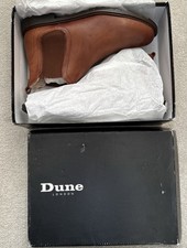 Dune Tan Ankle Boots with Lining - Size 7 BNIB