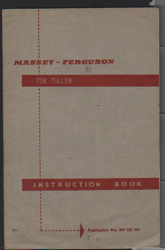 Massey ferguson 738 tiller - "738",