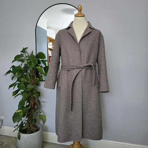 Olive clothing wool mix long - olive,