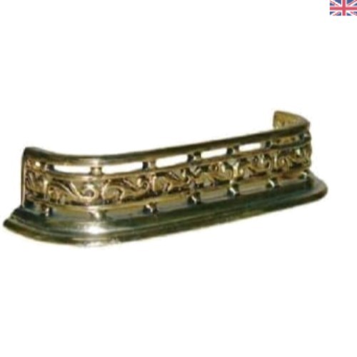 Fireplace curved fender - fireplace,