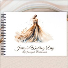 Personalised Bride Marriage Prom Wedding A3/A4/A5 Scrapbook, Photo Album
