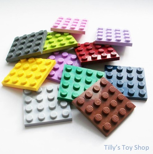 Lego 4x4 stud thin tiles - stud,