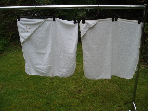 Two hooded baby towels - ., (