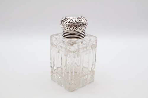Antique silver topped - silver, scent