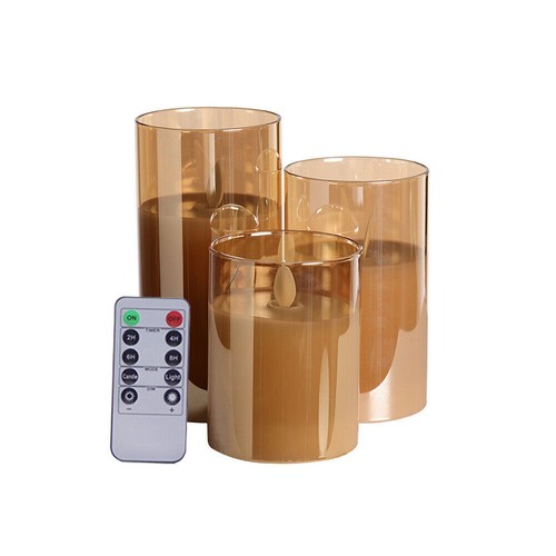 Pack led candles set with - set,