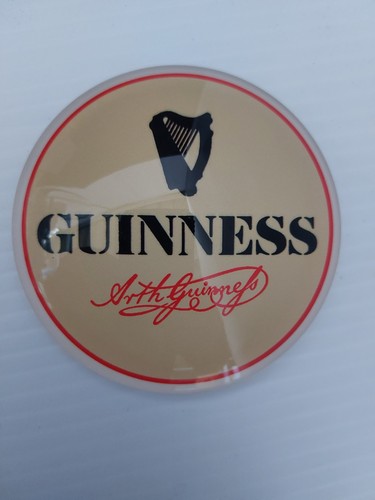 Guinness pump badge round - guinness, fish