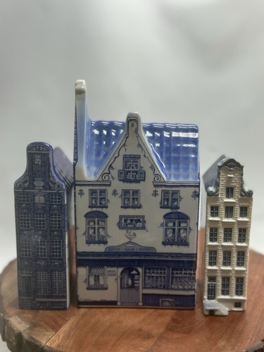Blue delft miniature houses - delft,