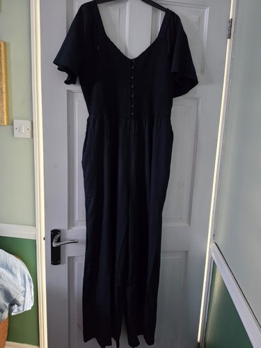 Fatface navy jumpsuit - navy, 14r