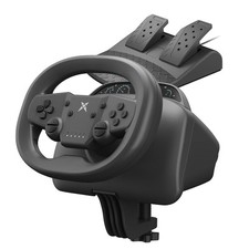 Gaming Racing Wheel with Pedal Wireless Steering Wheel for Switch/PC/PS4/PS3