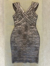 A Bodycon Bandage Dress In