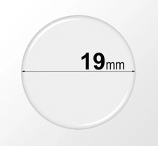 3/4” Inch (19mm) Round Clear