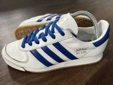 ADIDAS AS520 Originals Men’s Terrace Trainers, White/Blue - Size 7 (IG0262)