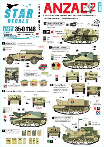 Star decals c1148 - 35-c1148,