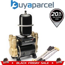 Salamander CTFORCE 20TU 2.0 Bar Brass Twin Impeller Shower Pump Negative Head