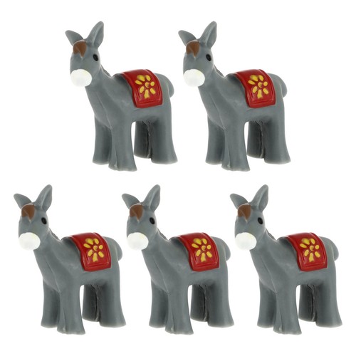 5pcs simulation donkey - simulation,