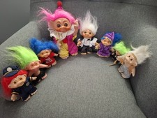 Vintage DAM Troll Dolls. Collectors Items. Retro Toy, Great Xmas Gift. Fab!