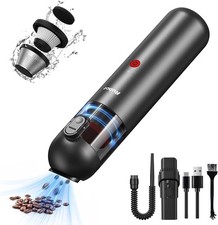 RUBOT Cordless Car Vacuum Cleaner 8000Pa Handheld Portable Small Black