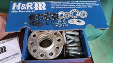 H&R Wheel Spacers and 20 extended bolts Set 2 ×15mm 2 × 10mm Silver Audi A6 2015