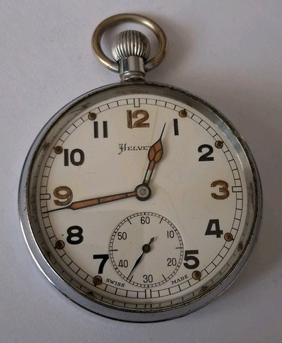 Wwi helvetia pocket watch - wwi,
